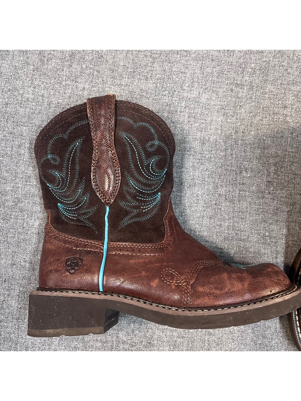 Ariat Fatbaby Heritage Dapper Womens Brown Leather Western Boots 7.5B, Eur 38 - Picture 4 of 11